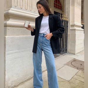 Zara wide leg jeans